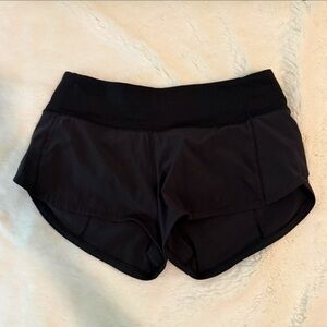 Lululemon Athletica Black Speed Up Shorts
